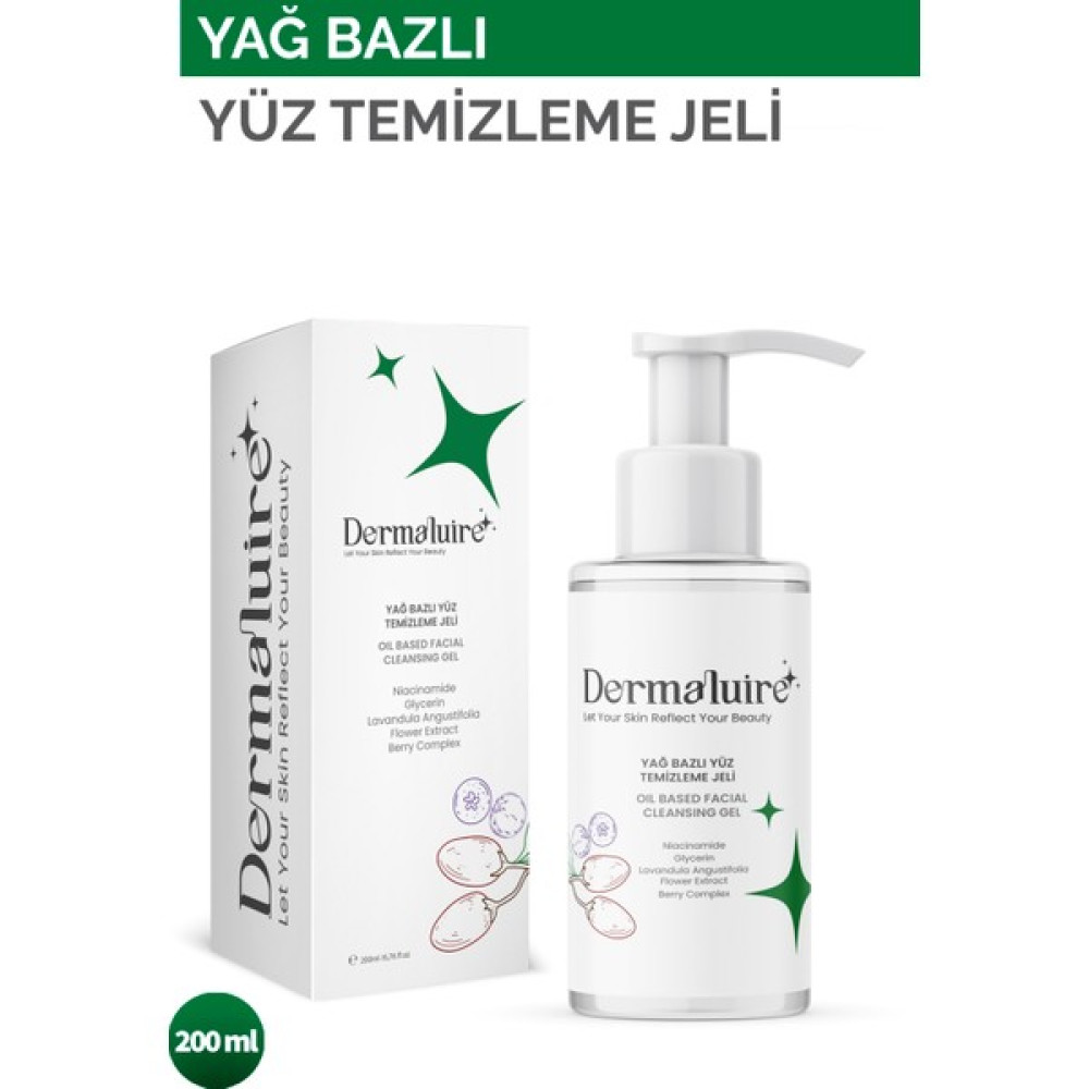 Dermaluire, Kuru Ve Normal Ciltler İçin Yağ Bazlı Yüz Temizleme Jeli - 200ml Cilt Temizleme ve Peeling Fiyatı