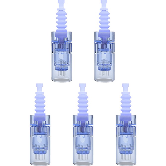 Dermapen Iğnesi 12 Pin 5 Adet A6 M5 M7 E30 N2 Modelleri Için Soketli Model Dermapen Iğnesi Cilt & Yüz Temizleme Cihazları Fiyatı