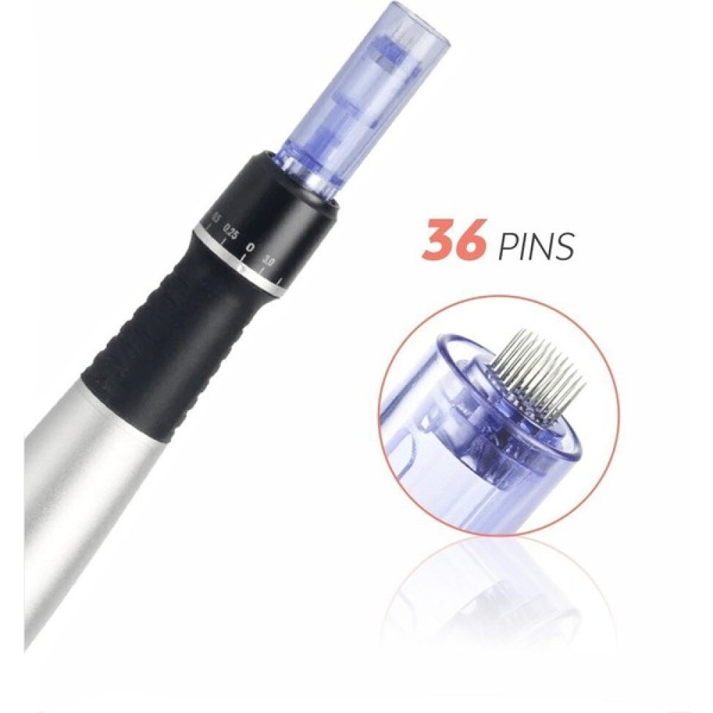 Dermapen Iğnesi- Mavi Kapaklı (36 Iğneli - 10 'lu) Dr.pen Ultıma A1 Cihazlara Uyumlu Cilt & Yüz Temizleme Cihazları Fiyatı