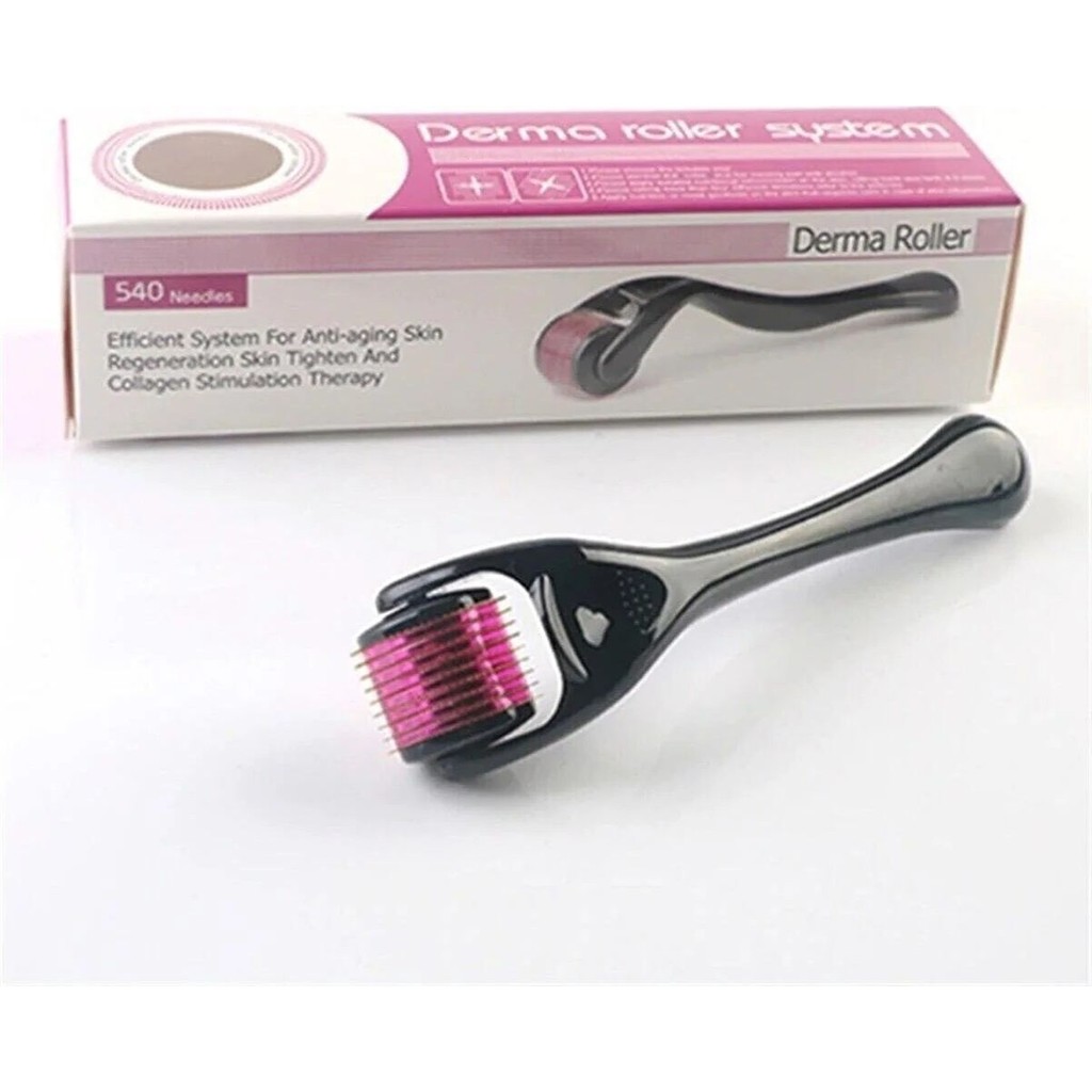 Dermaroller Titanyum Uçlu 540 İğneli Derma Roller 1 mm İğne Cilt Yüz Vücut Yenileme Masaj Aleti Cilt & Yüz Temizleme Cihazları Fiyatı