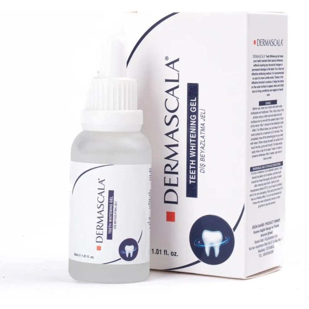 Dermascala Diş Beyazlatma Jeli 30 ml Diş Beyazlatıcılar Fiyatı