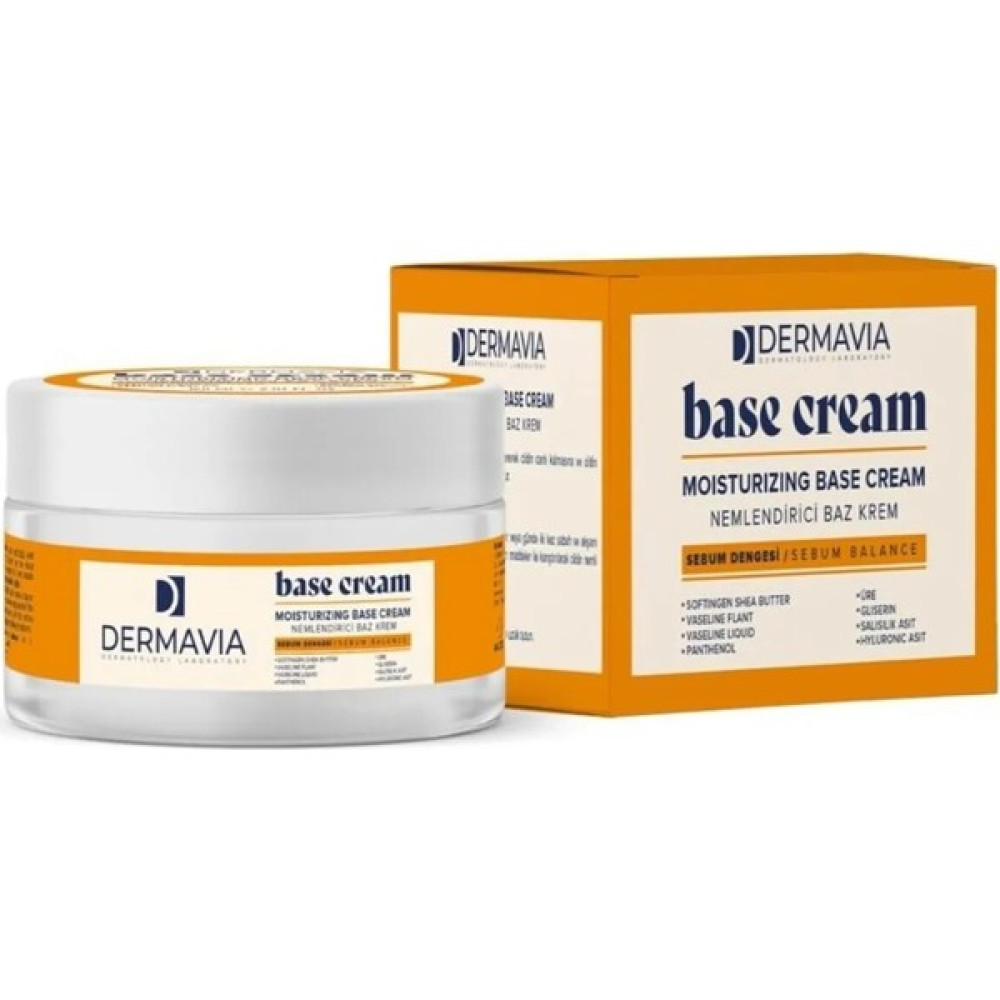 Dermavia Base Cream Nemlendirici Sebum Dengeleyici Baz Krem Shea Yağı, Gliserin 100 ml Nemlendiriciler Fiyatı