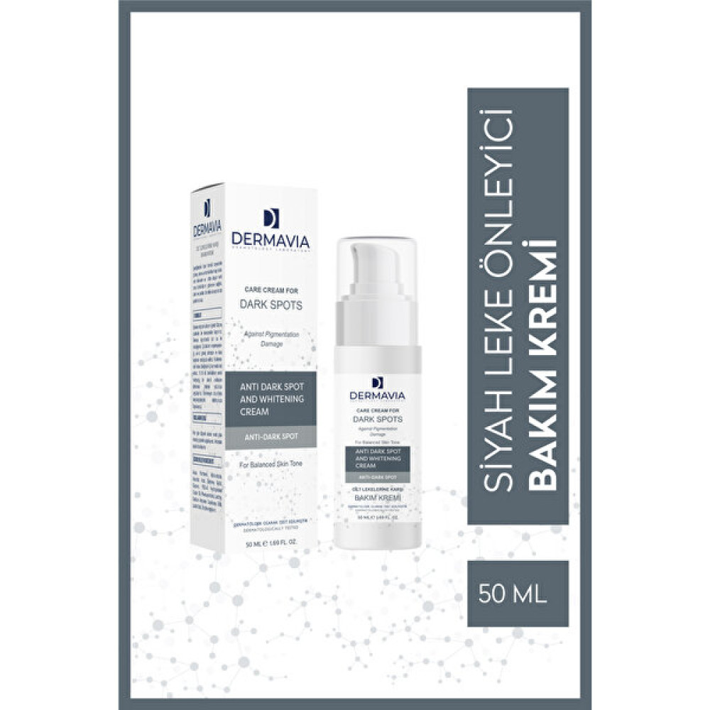 Dermavia Cilt Lekelerine Karşı ve Beyazlatıcı Bakım Kremi 50 ml Leke Kremi Fiyatı