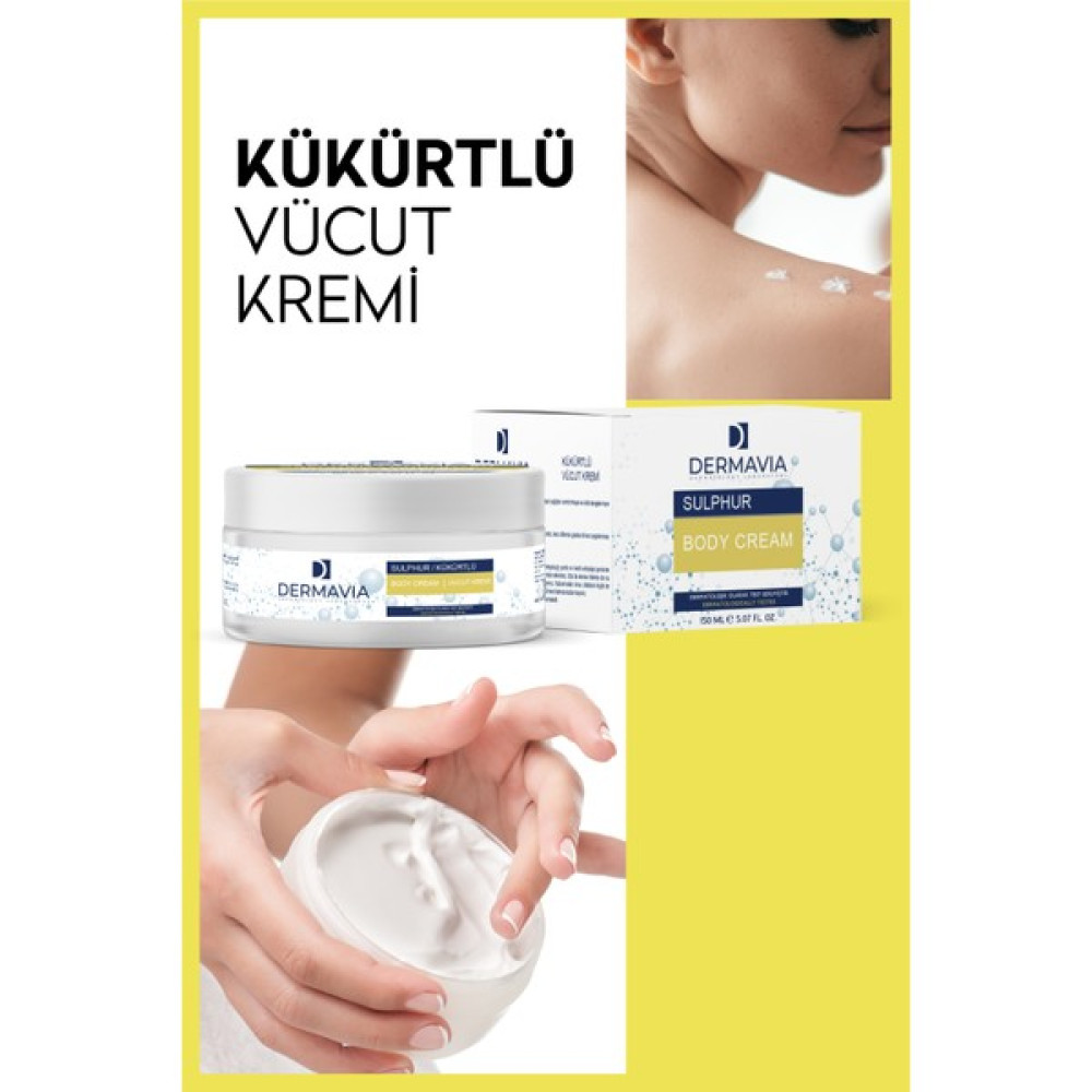 Dermavia Kükürtlü Vücut Kremi 150 ml Nemlendiriciler Fiyatı