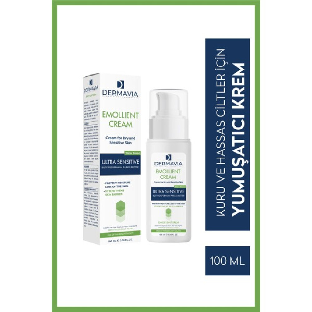 Dermavia Kuru ve Hassas Ciltler Için Emolyent Krem 100 ml Nemlendiriciler Fiyatı