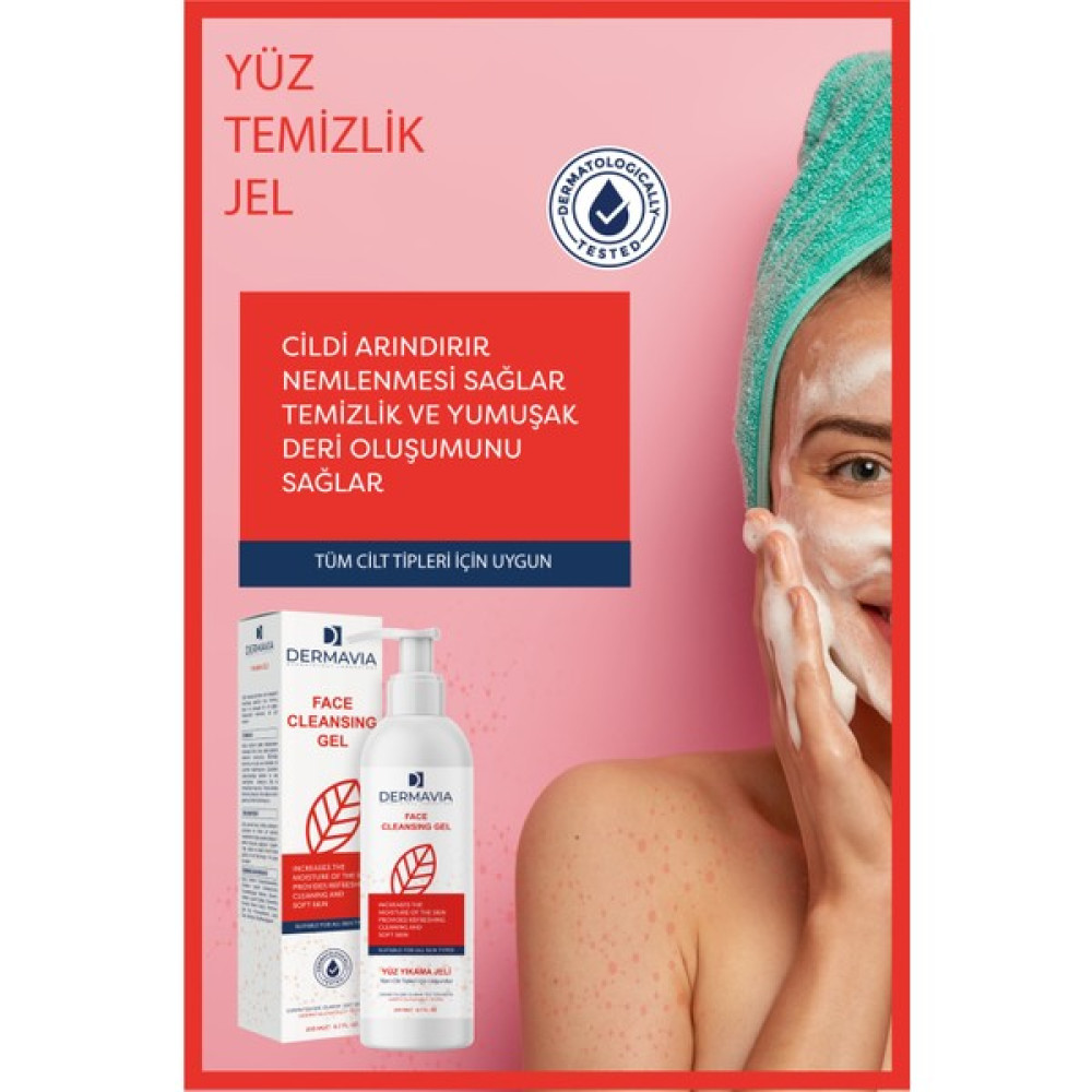 Dermavia Laktik Asit Yüz Yıkama Jeli 200 Ml Cilt Temizleme ve Peeling Fiyatı