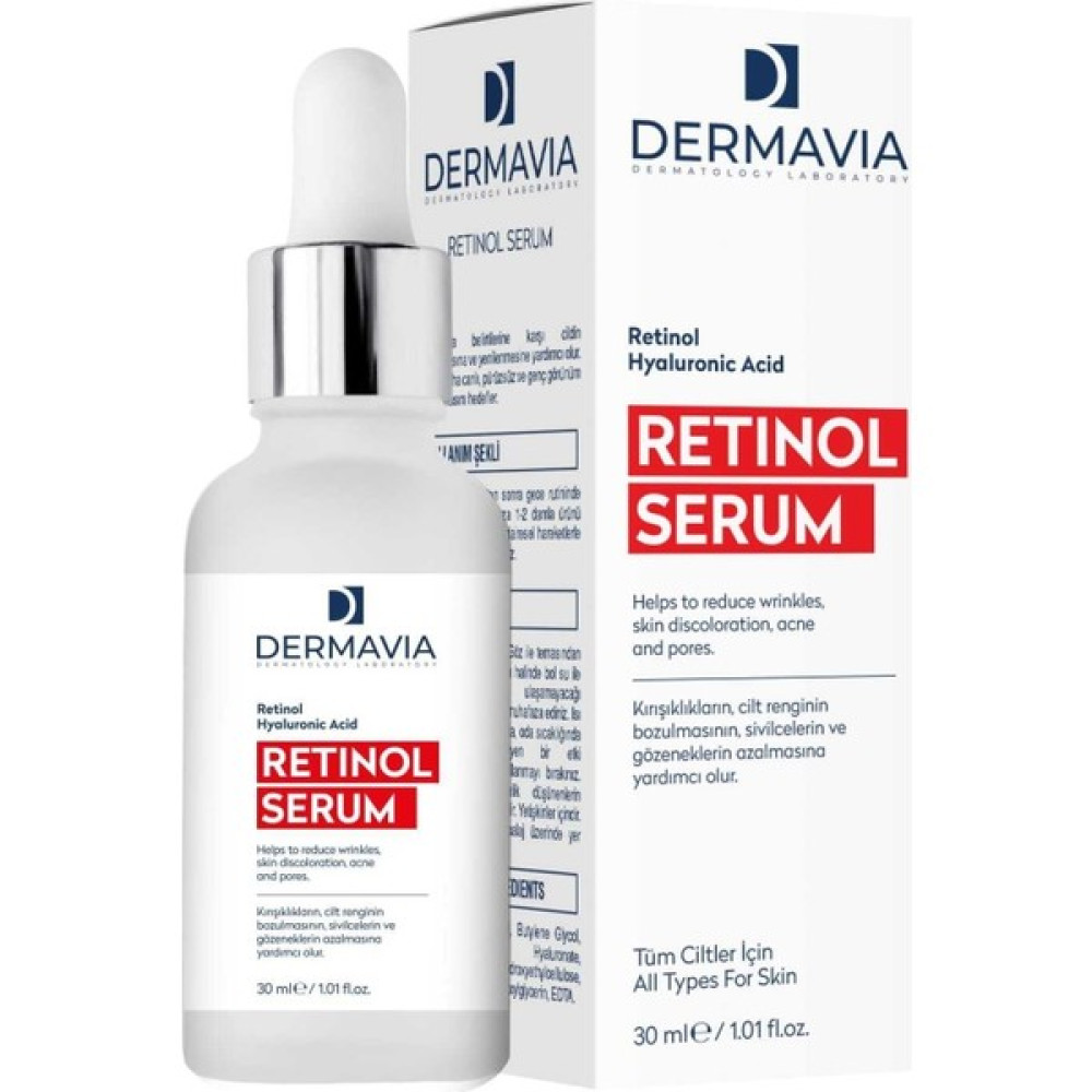 Dermavia Onarıcı, Besleyici & Yenileyici Retinol Serum Genç Görünüm 30 ml Cilt ve Yüz Bakımı Fiyatı