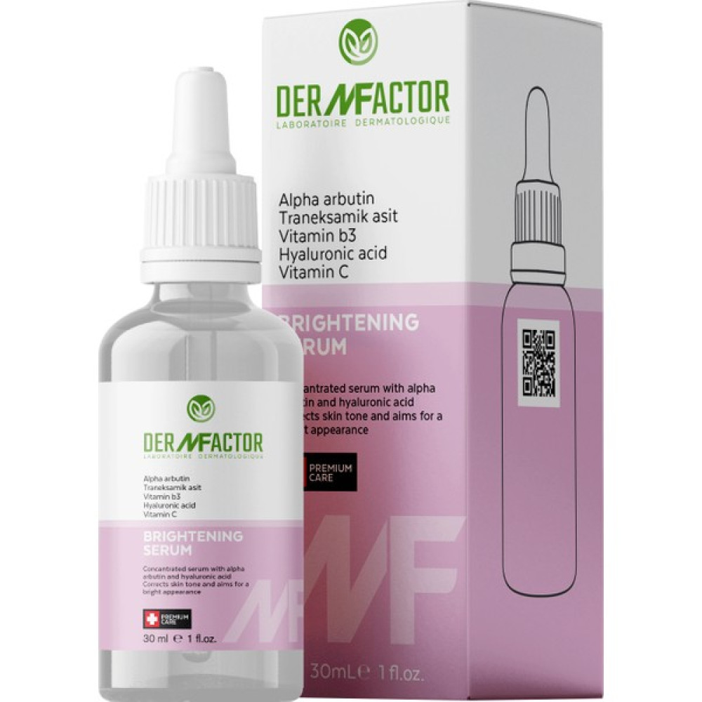 Dermfactor Brıghtenıng Serum Alpha Arbutin Traneksamik Asit Vitamin B3 Hyaluronic Acid Vitamin C Anti-Aging / Yaşlanma Karşıtı Fiyatı