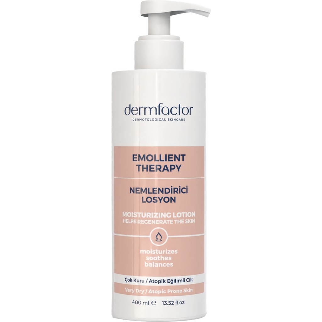 Dermfactor Emollient Therapy Onarıcı Nemlendirici Losyon 400 ml Unisex Cilt Bakımı Diğer Fiyatı