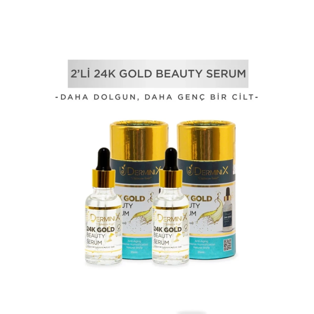 Derminix 24K Altin Yuz Bakim Serumu 2 Adet Anti-Aging / Yaşlanma Karşıtı Fiyatı