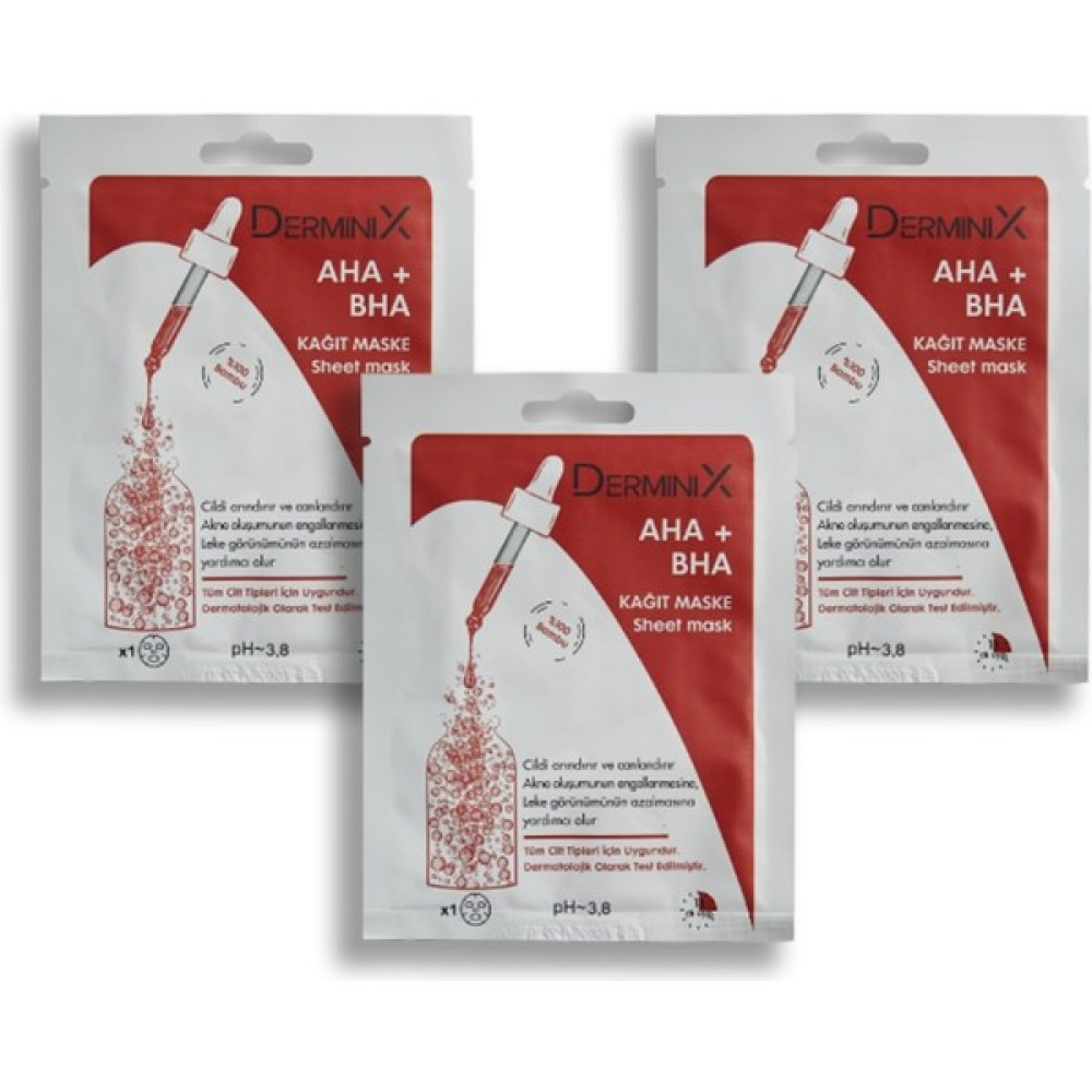 Derminix 3'lü Aha+Bha Maske Seti Maskeler Fiyatı