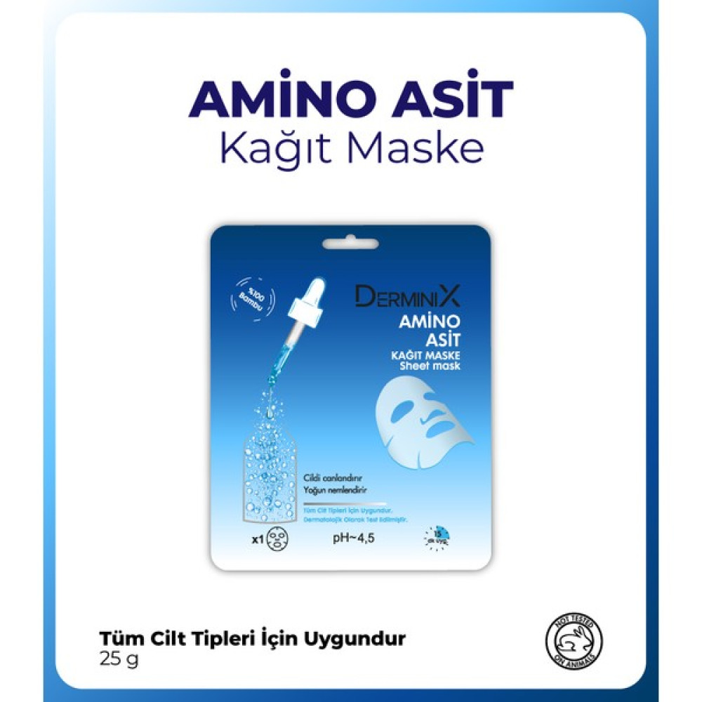 Derminix Amino Asit Kağıt Maske Maskeler Fiyatı