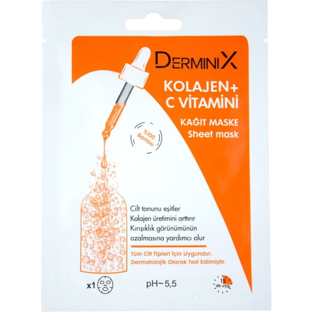 Derminix + C Vitamini Kağıt Maske Maskeler Fiyatı