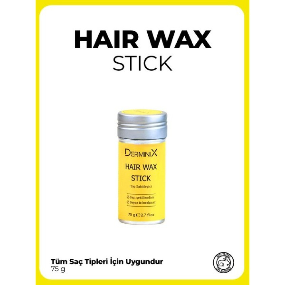 Derminix Saç Şekillendirici Wax 75gr Hair Stick Wax Saç Şekillendirici Krem Fiyatı