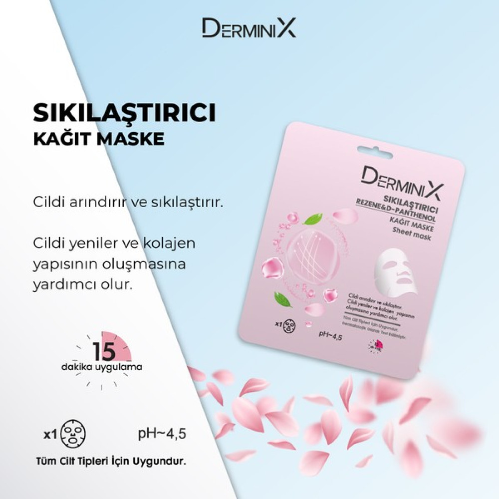 Derminix Sıkılaştırıcı Kağıt Maske Rezene ve D-Panthenol Maskeler Fiyatı
