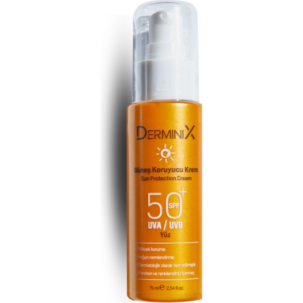 Derminix Sun Cream Spf 50 Yüksek Koruma Yüz Güneş Kremi Güneş Kremleri ve Losyonları Fiyatı
