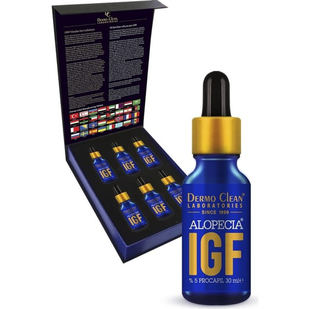 Dermo Clean Alopecıa Igf-Procapil 6'lı Serum Set 30 ml Saç Şekillendirici Sprey Fiyatı