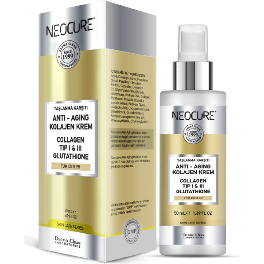 Dermo Clean Neocure Antı Agıng Kolajen Krem 50 ml Nemlendiriciler Fiyatı