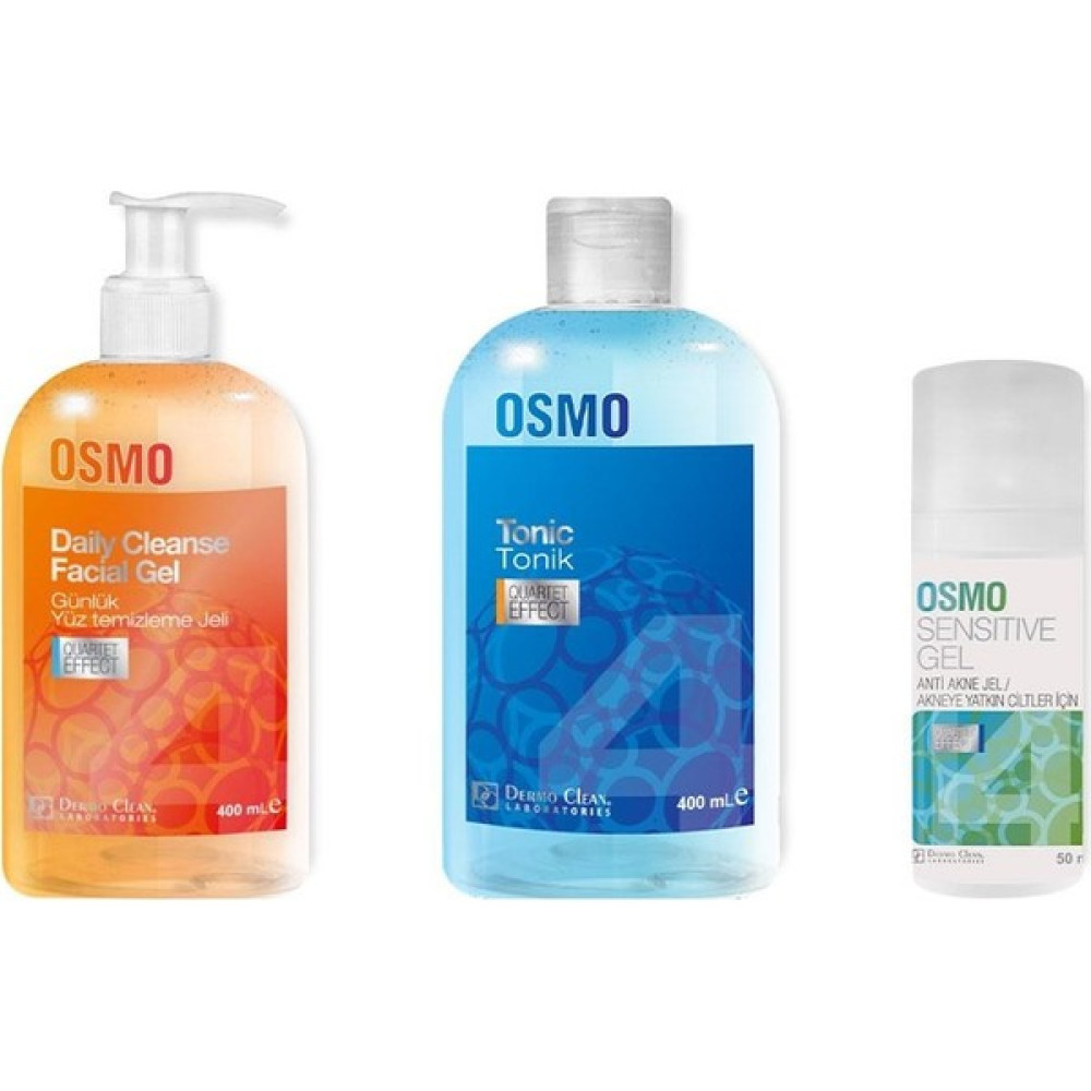 Dermo Clean Osmo ve Serisi 3'lü Set Akne ve Sivilce Bakımı Fiyatı
