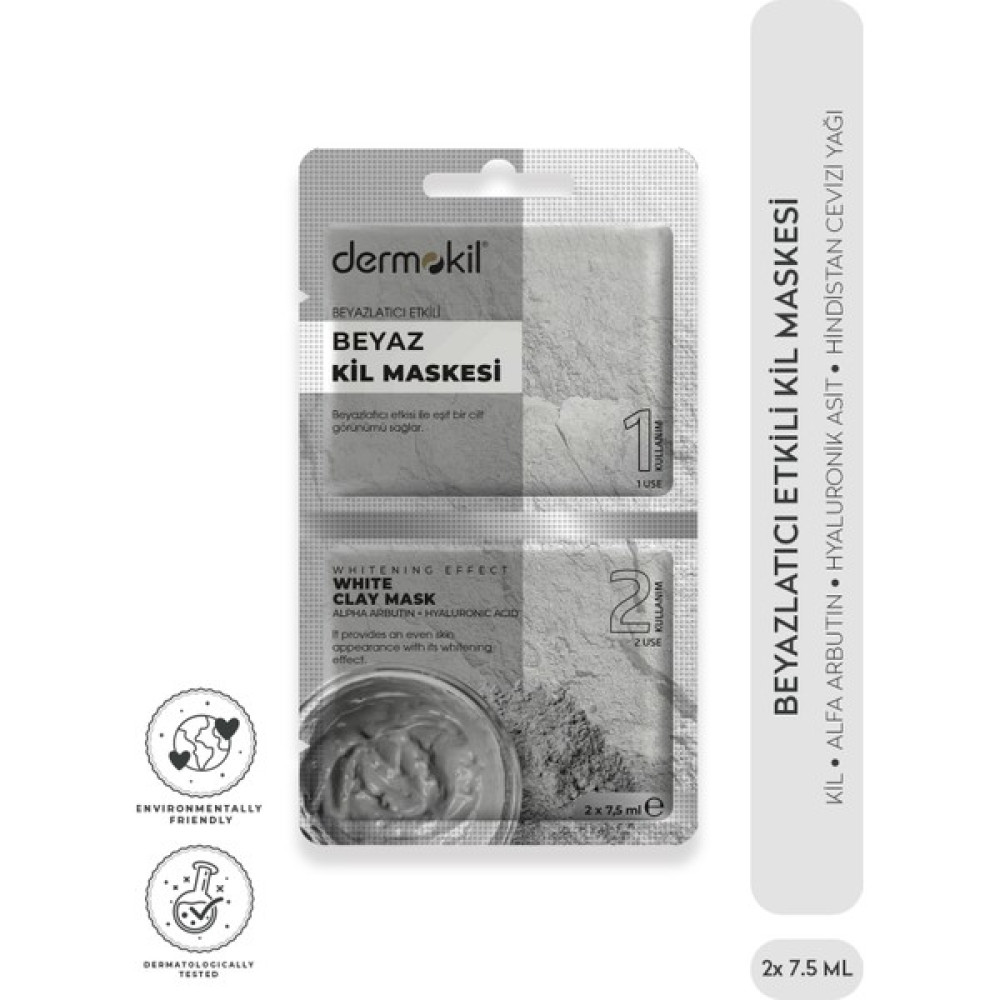 Dermokil Beyazlatıcı Etkili Beyaz Kil Maskesi 15 ml Oto Boyaları Fiyatı