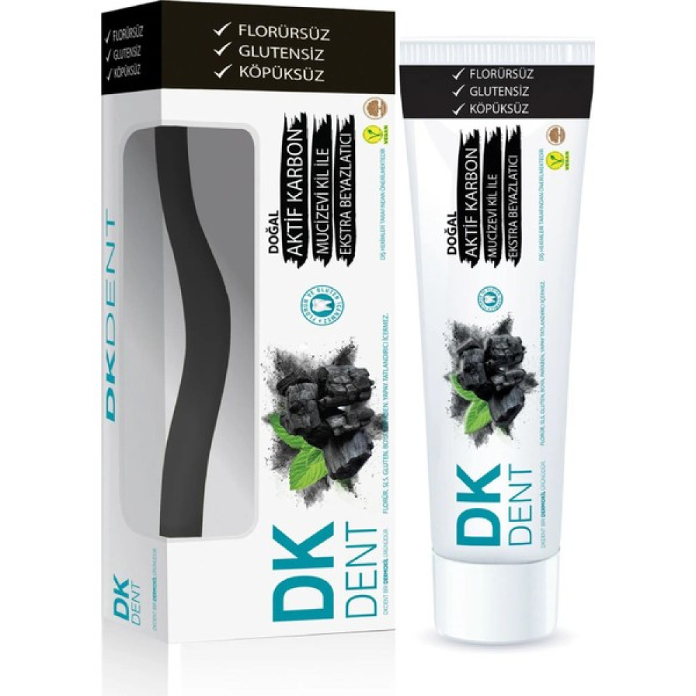 Dermokil Dent Dk Vegan Aktif Karbon Diş Macunu 75 ml Diş Fırçası Oto Boyaları Fiyatı