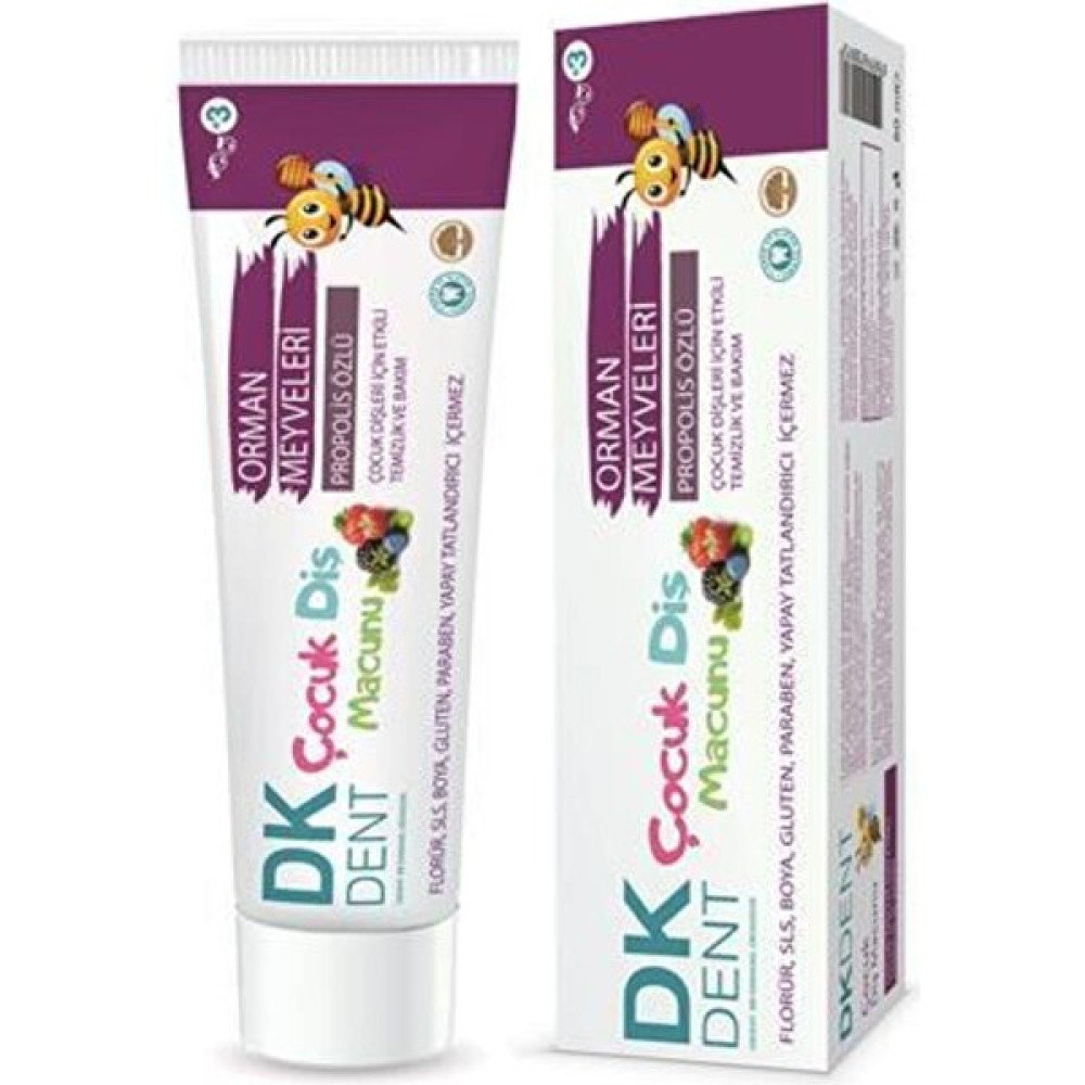 Dermokil Dk Dent Diş Macunu 50ML Çocuk Orman Meyveleri Florürsüz Diş Macunu Diş Macunları Fiyatı