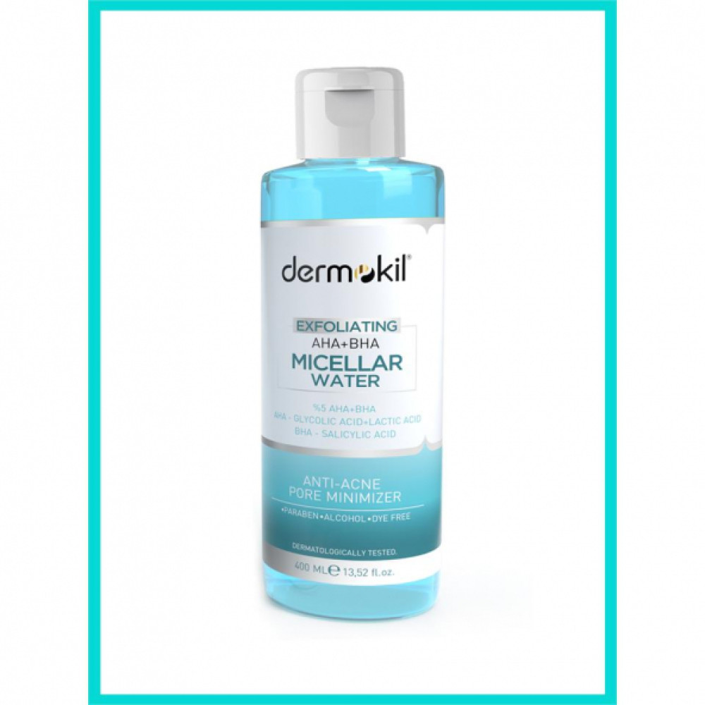 Dermokıl Exfoliating Aha+Bha Niacinamide Micellar Makyaj Temizleme Suyu 400 Ml Cilt Temizleme ve Peeling Fiyatı