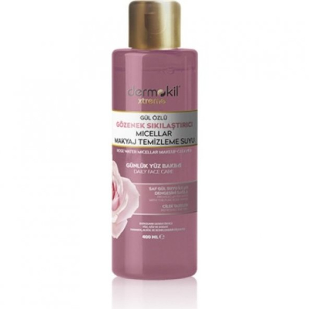 Dermokil Gul Ozlu Gozenek Sikilastirici Micellar Makyaj Temizleme Suyu 400 Ml 8697916011194 Cilt Temizleme ve Peeling Fiyatı