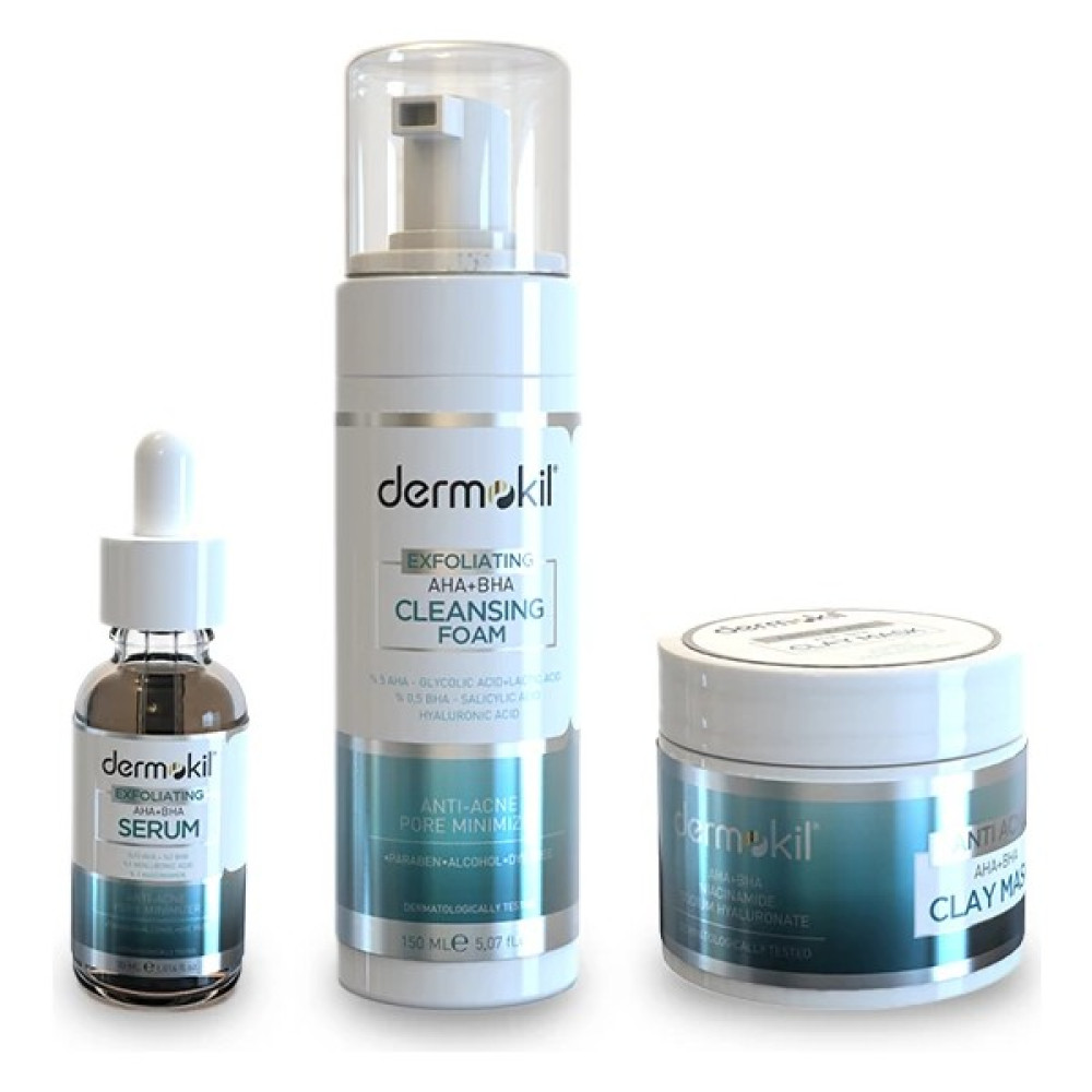 Dermokil Peeling Etkili Aha+Bha - Niacinamide Cilt Bakım Seti-3 Oto Boyaları Fiyatı