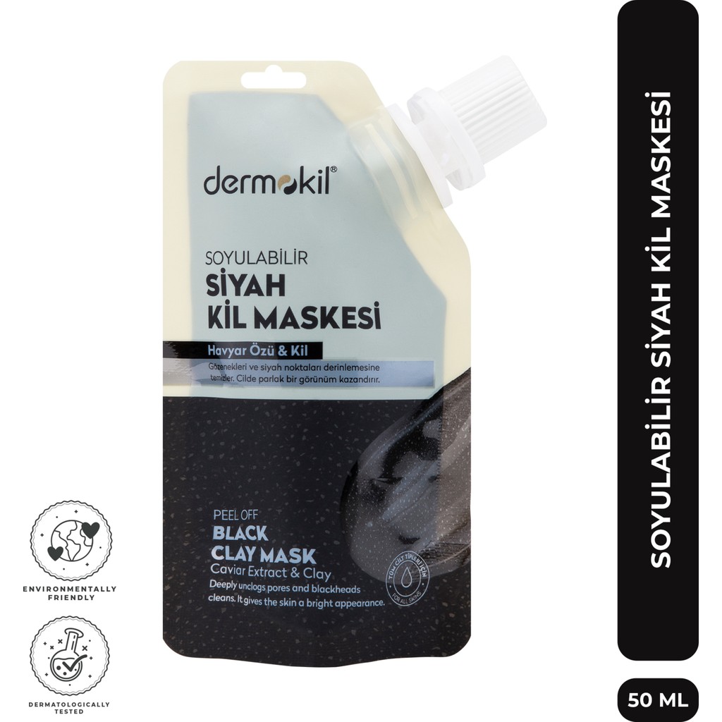 Dermokil Soyulabilir Siyah Kil Maskesi 50 ml Maskeler Fiyatı