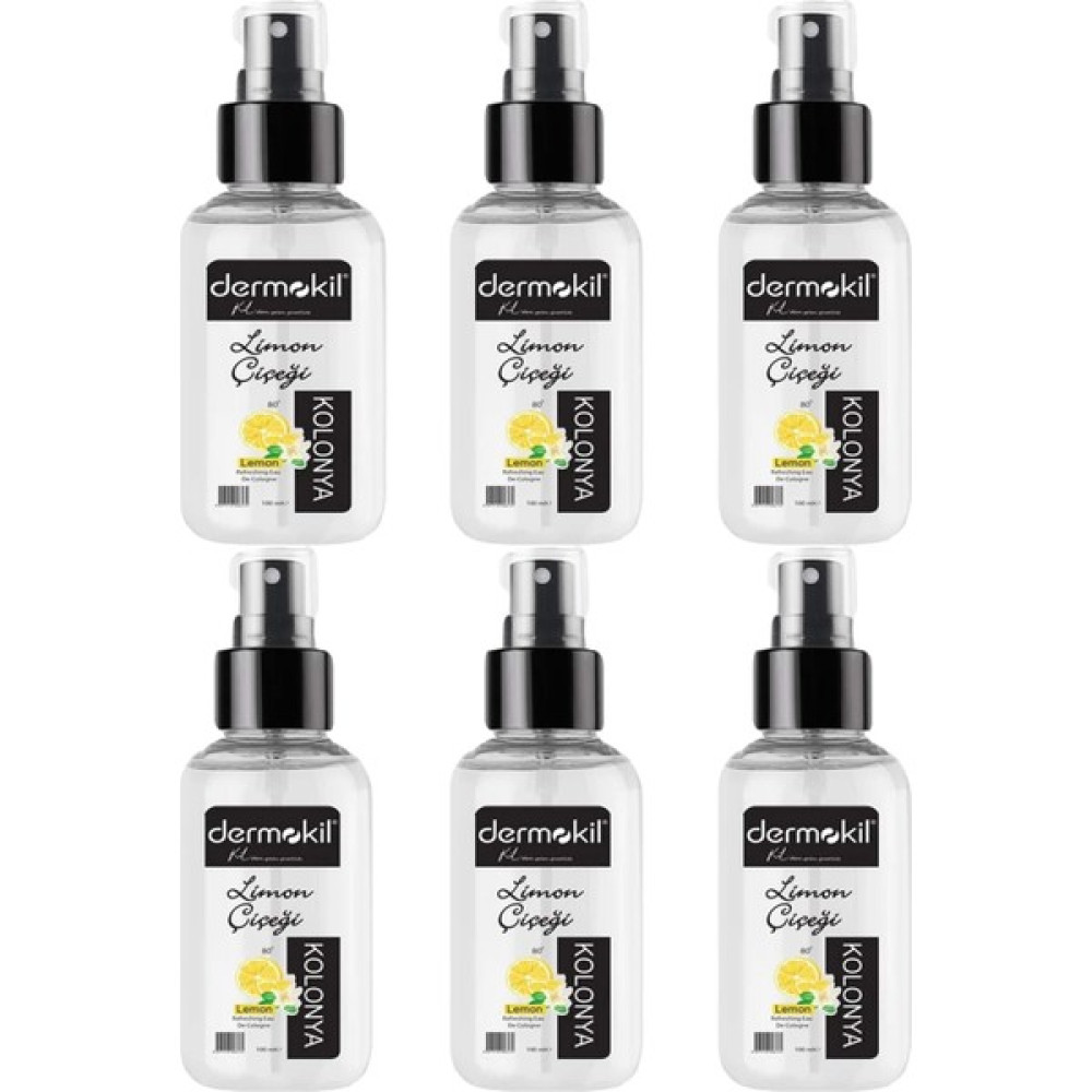 Dermokil Sprey Kolonya Limon Çiçeği 100 ml x 6ADET Oto Boyaları Fiyatı