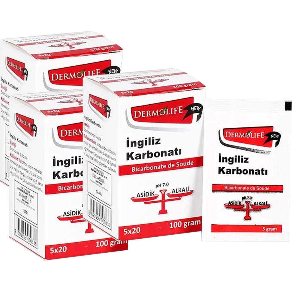 Dermolife 3 Kutu Ingiliz Karbonatı 60 Stick Denizpharma - 3 Adet Baharat Fiyatı