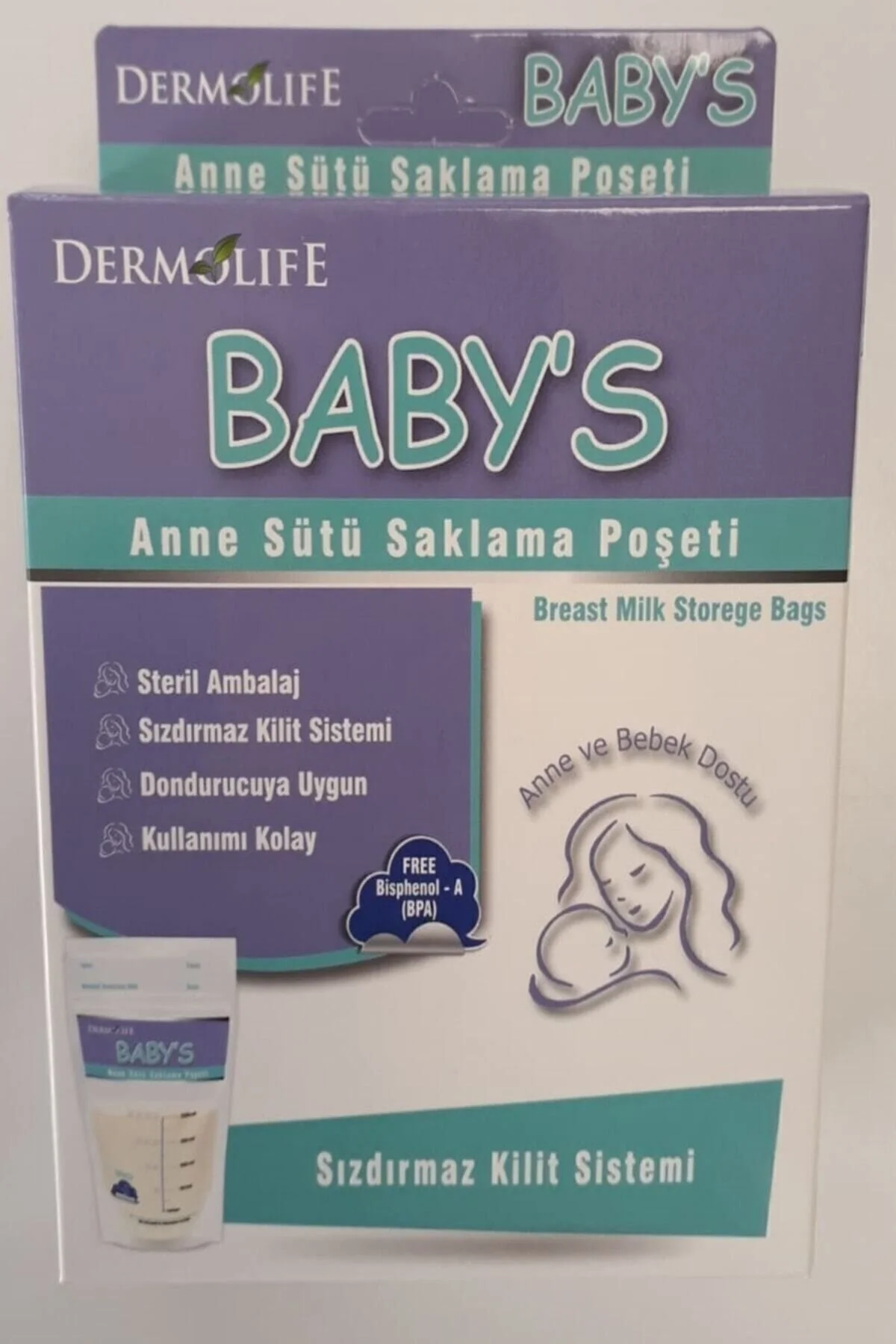 Dermolife Babys Süt Torbası 20li (3 Adet) 60lı Ekonomik Paket" Hamilelik ve Emzirme Fiyatı