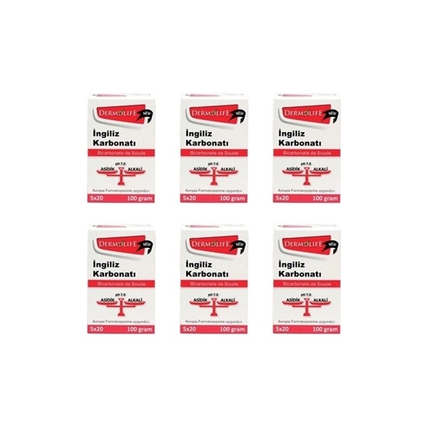 Dermolife Ingiliz Karbonatı 6 x 100 gr Baharat Fiyatı