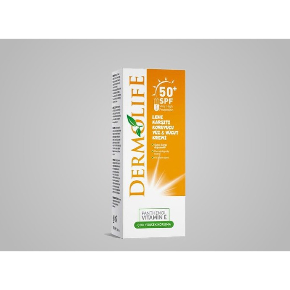 DermoLife Leke Karşıtı İçin Güneş Kremi +50 SPF Güneş Kremleri ve Losyonları Fiyatı