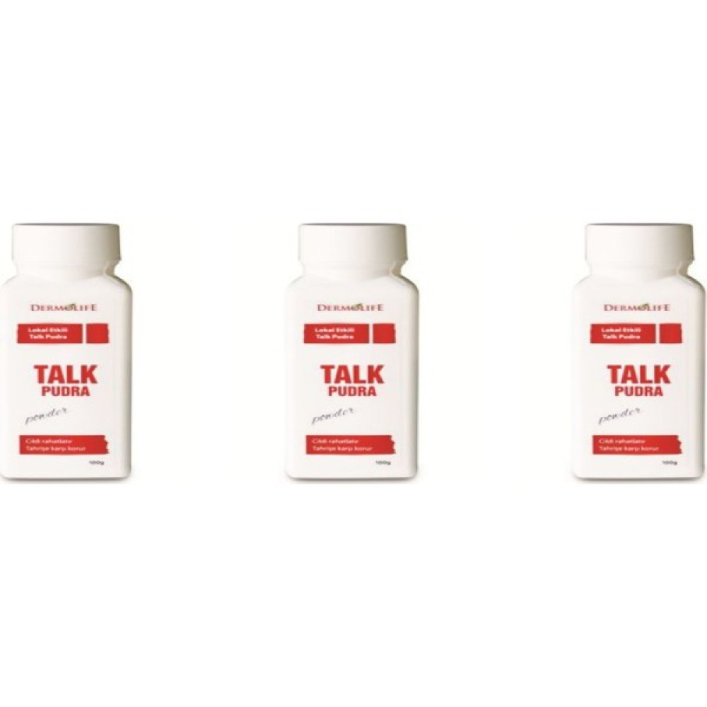 Dermolife Talk Pudra 100 gr 3 Adet Bebek Pudra Fiyatı