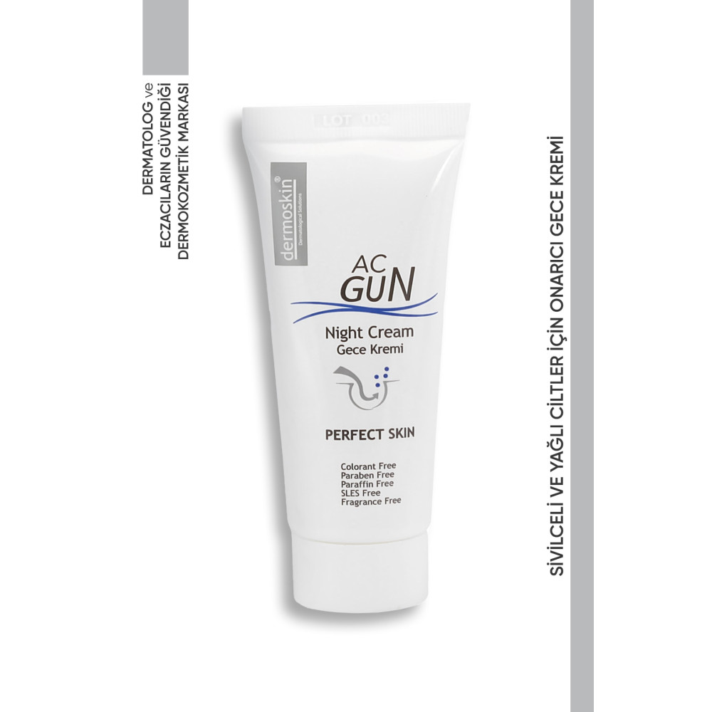 Dermoskin Acgun Sivilce ve Akneli Ciltler için Onarıcı Gece Kremi 30 Ml Cilt ve Yüz Bakımı Fiyatı