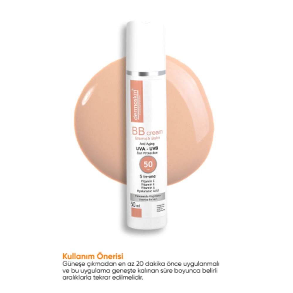 Dermoskin BB Krem SPF 50+ 50Ml Makyaj Ürünleri Fiyatı