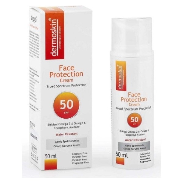 Dermoskin Face Protection Güneş Koruyucu Krem SPF50 50 ml Diğer Fiyatı