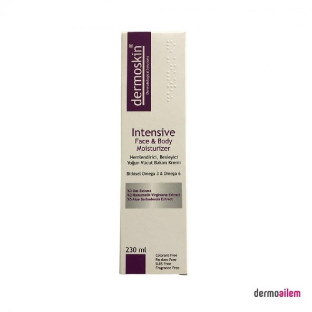 Dermoskin Nemlendirici Besleyici Yoğun Vücut Bakım Kremi Face & Body 230 Ml Vücut Losyonu ve Nemlendiricileri Fiyatı