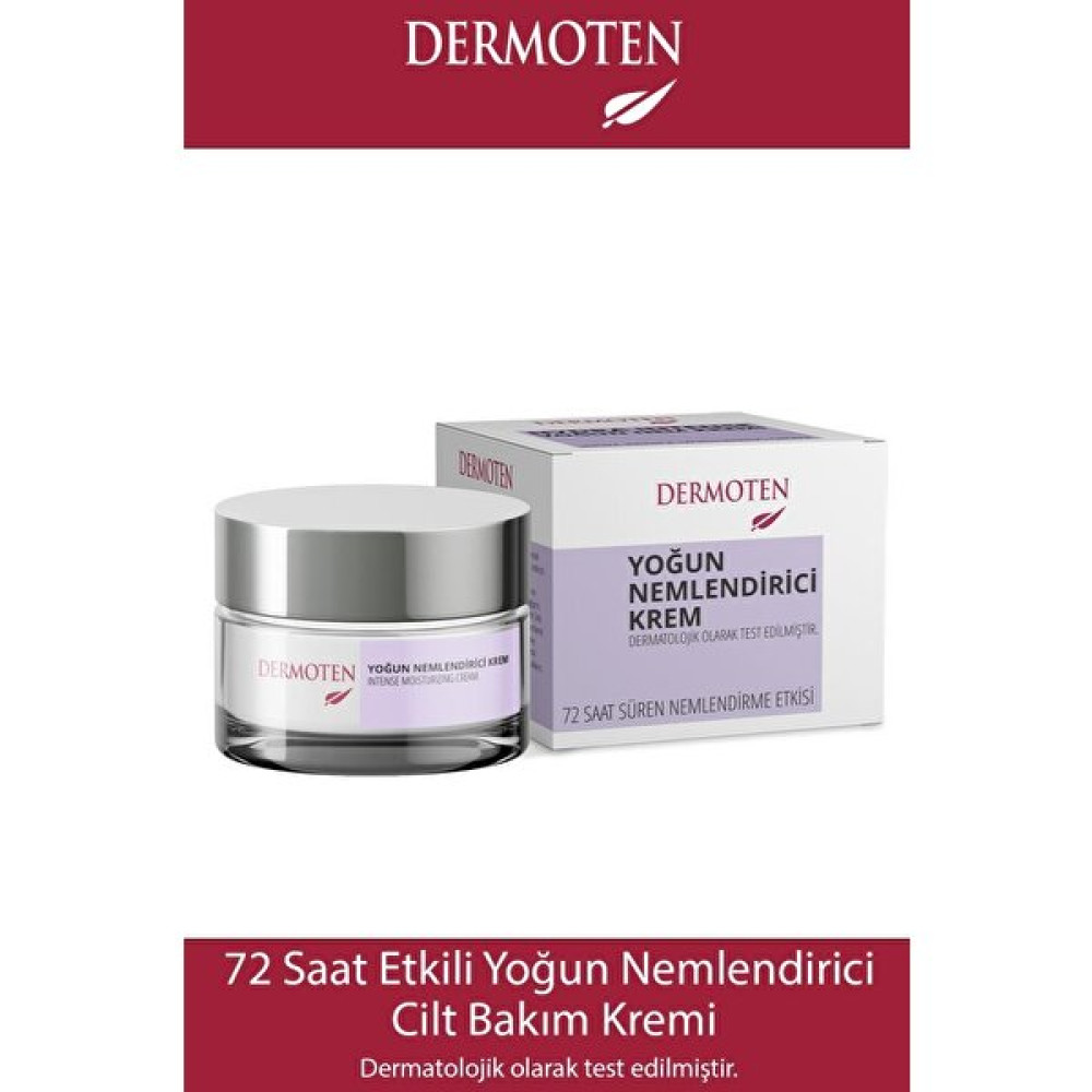 Dermoten 72 Saat Etkili Yoğun Nemlendirici Cilt Bakım Kremi 50 ml Nemlendiriciler Fiyatı
