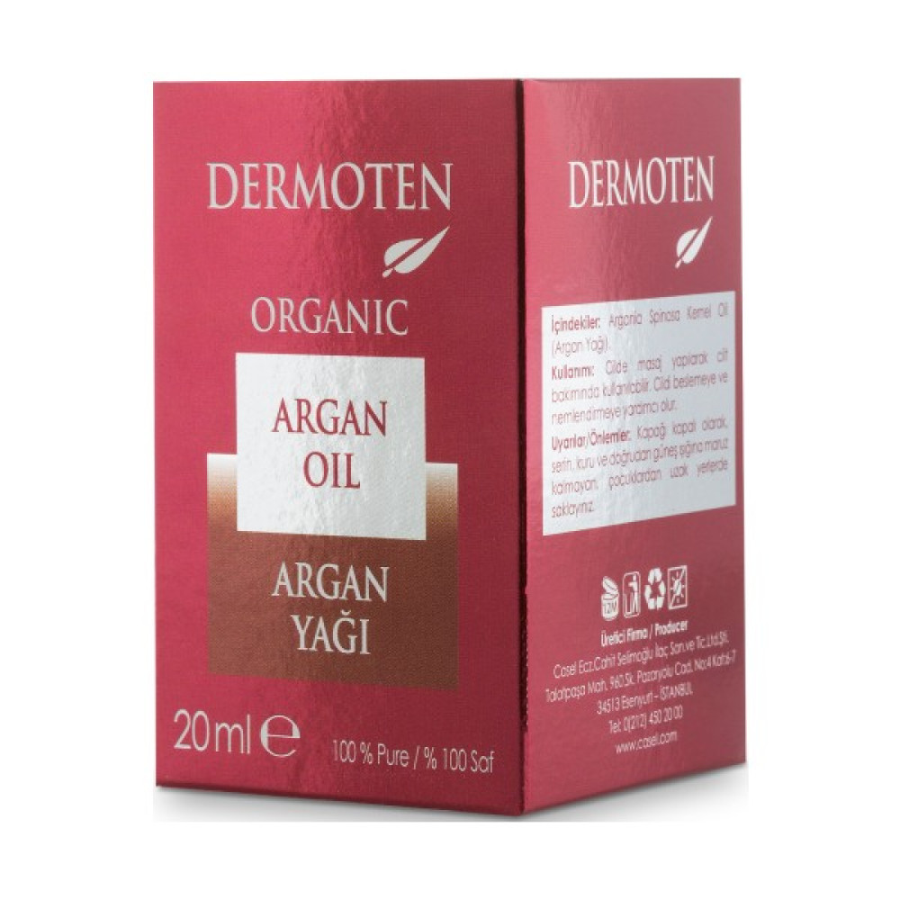 Dermoten Argan Yağı 20ml Nemlendiriciler Fiyatı