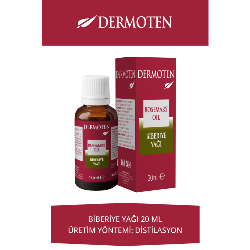 Dermoten Biberiye Yağı (distile) 20 Ml Cilt ve Yüz Bakımı Fiyatı