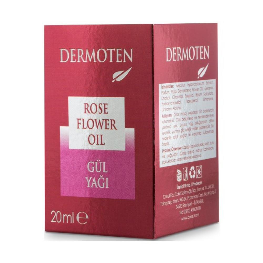 Dermoten Gül Yağı 20ml Nemlendiriciler Fiyatı