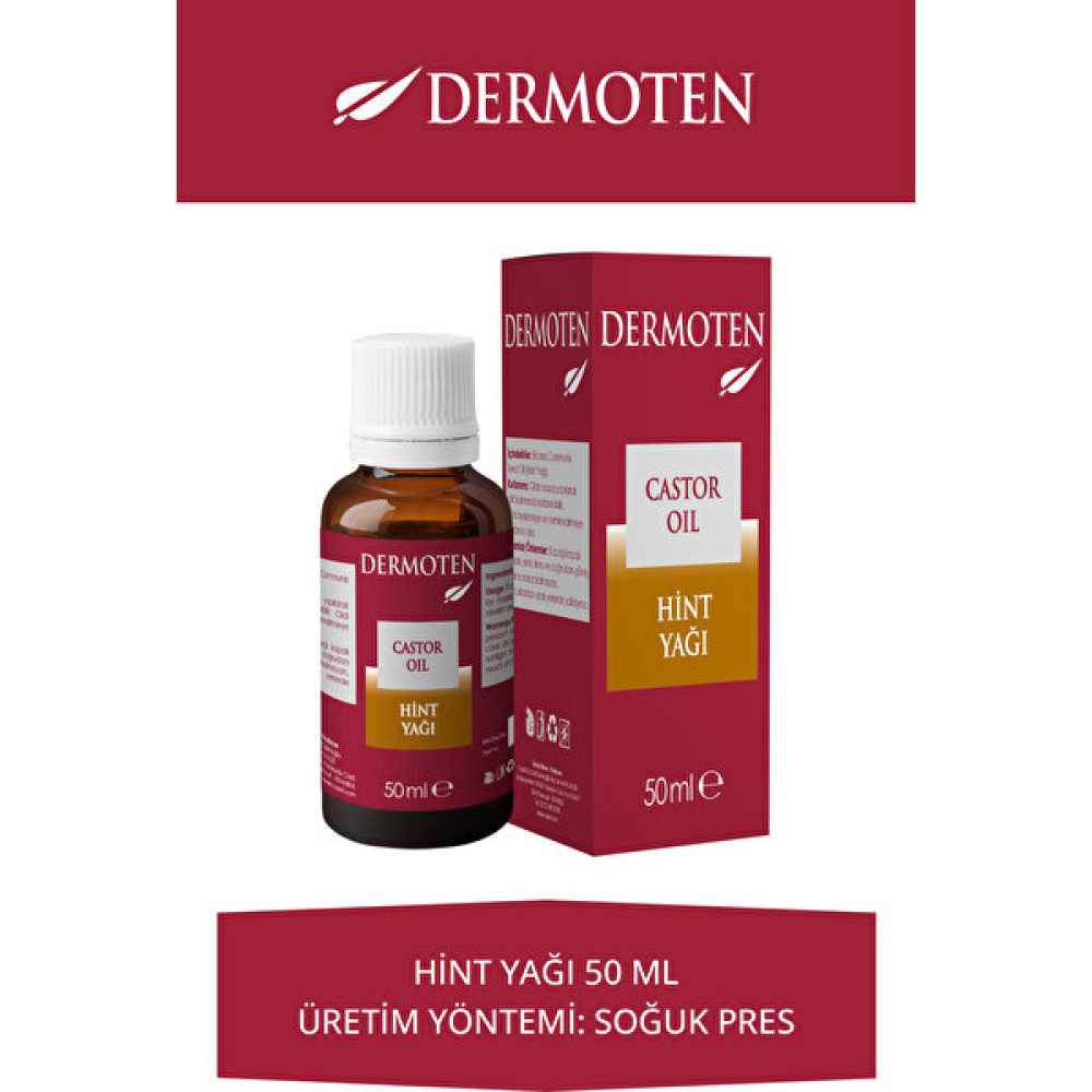 Dermoten Hint Yağı Soğuk Pres 50 ml Nemlendiriciler Fiyatı