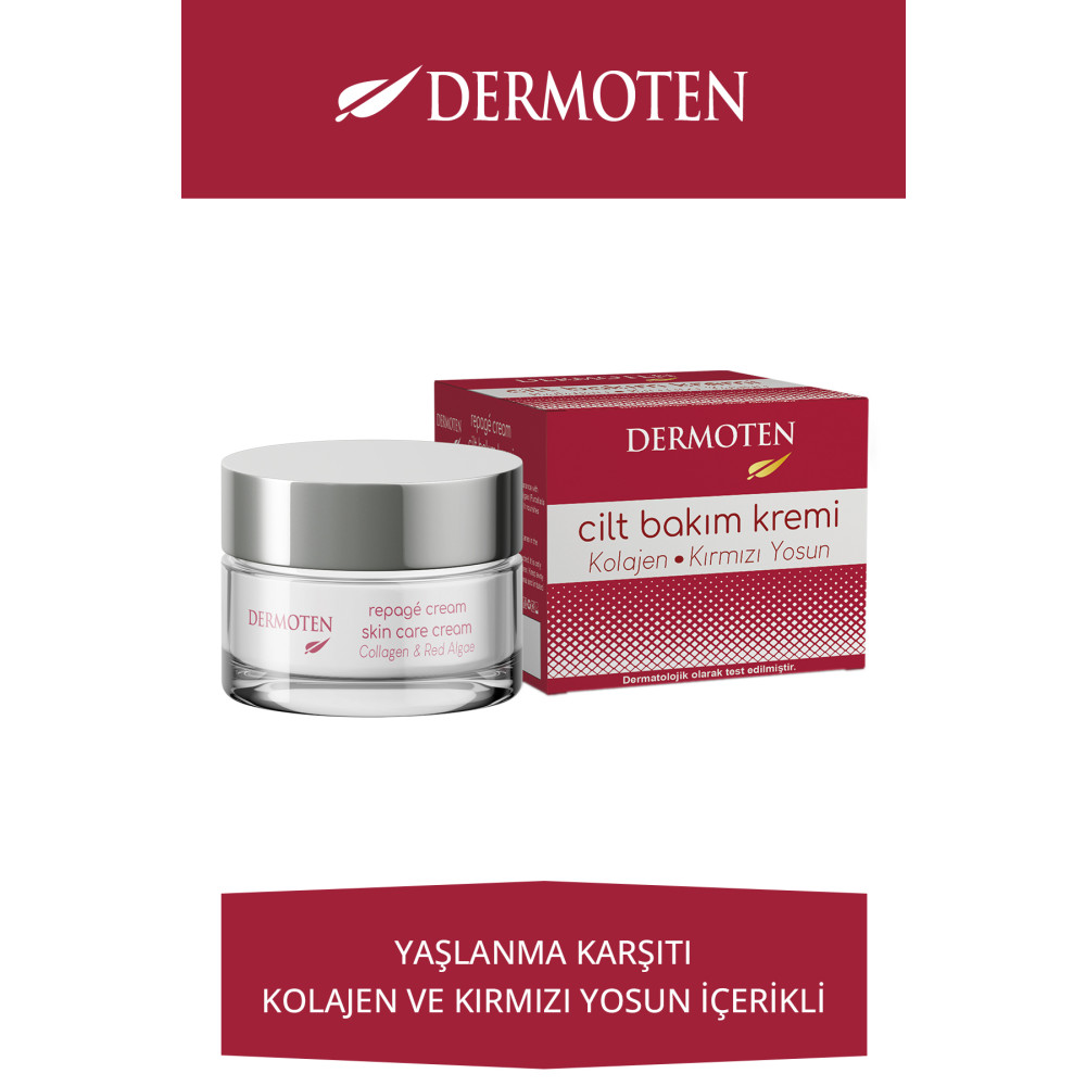 Dermoten Repage Yaşlanma Karşıtı Kolajen & Kırmızı Yosun Cilt Bakım Kremi 50 ml Cilt ve Yüz Bakımı Fiyatı