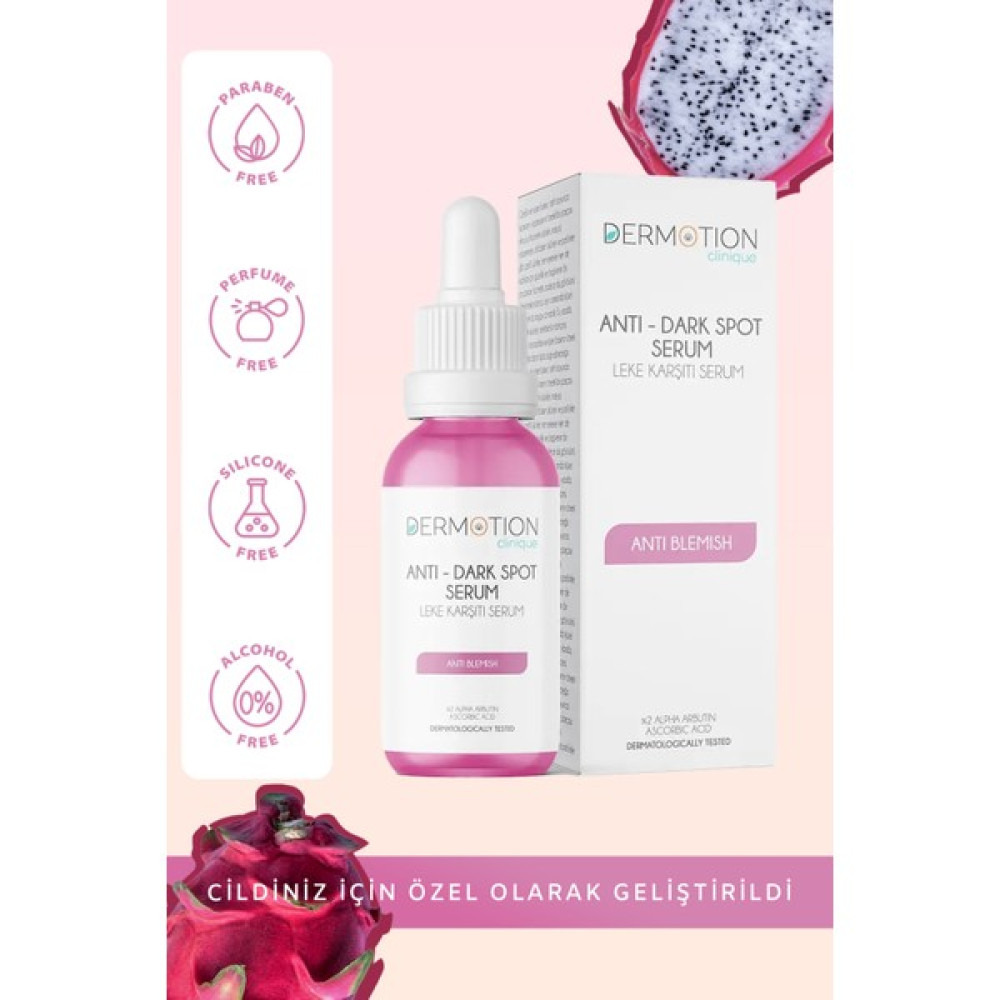 Dermotion Clinique Leke Karşıtı Cilt Bakım Serumu 30 ml ( %2 Alpha Arbutin & Ascorbic Acid ) Leke Kremi Fiyatı