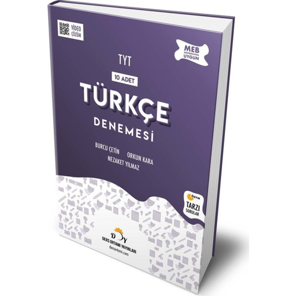 Ders Ortamı Yayınları 10'lu TYT Türkçe Denemesi Temel Yeterlilik Testi (TYT) Fiyatı