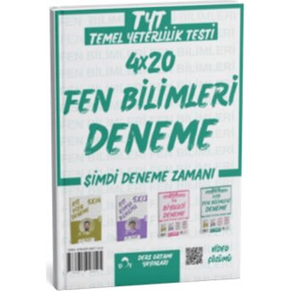 Ders Ortamı Yayınları 2025 Tyt Fen Bilimleri 4 Deneme Tamamı Video Çözümlü Temel Yeterlilik Testi (TYT) Fiyatı