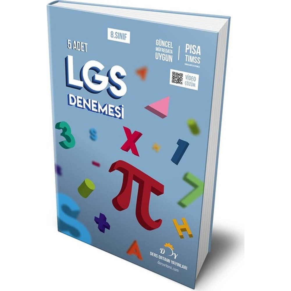 Ders Ortamı Yayınları 8. Sınıf LGS 5'li Deneme Sınavı Tüm Dersler Fiyatı